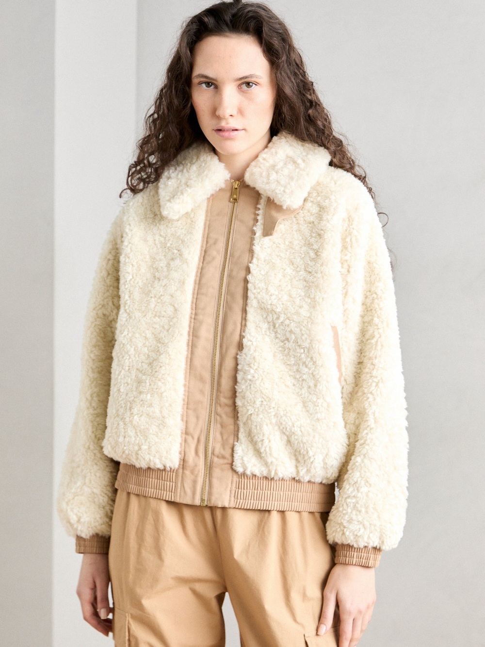 Scotch & Soda Women’s Teddy Bomber Jacket Size M NWT